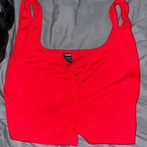 SHEIN XS red women’s crop top